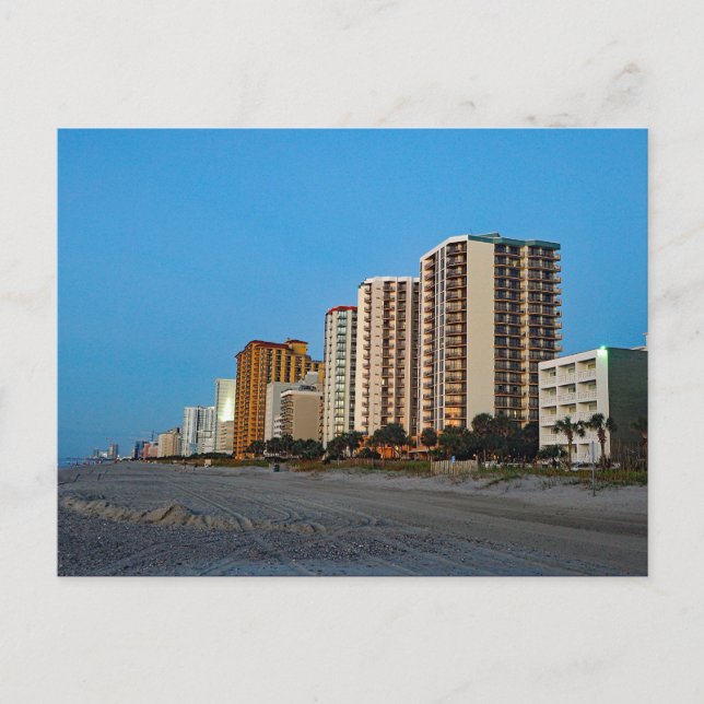 South Carolina Myrtle Beach Hotels Photo Postcard (Front)