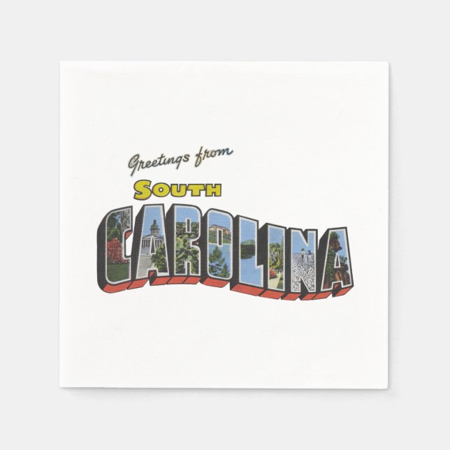 South Carolina Napkin (Front)