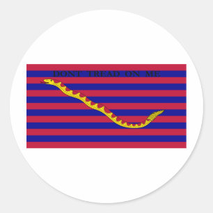 South Carolina Naval Flag during Revolutionary War Classic Round Sticker