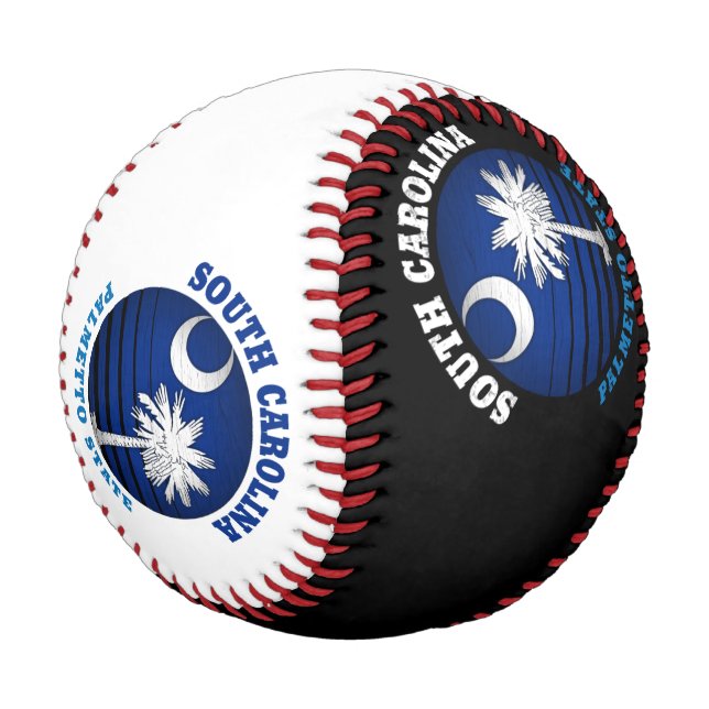 SOUTH CAROLINA PALMETTO STATE FLAG BASEBALL (Angled)
