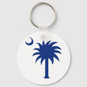 South Carolina Palmetto Tree Keychain