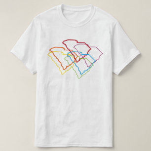 south carolina pride blur T-Shirt