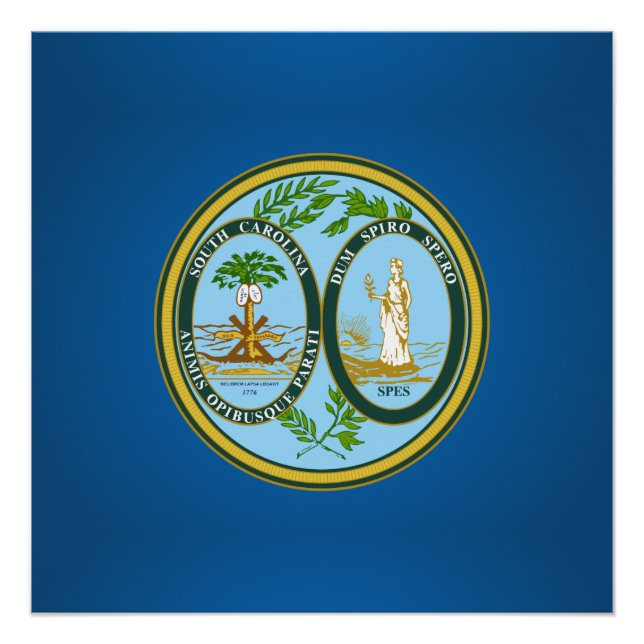 South Carolina seal, American state seal Poster (Front)