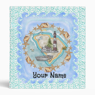 South Carolina Shell Lighthouse Binder