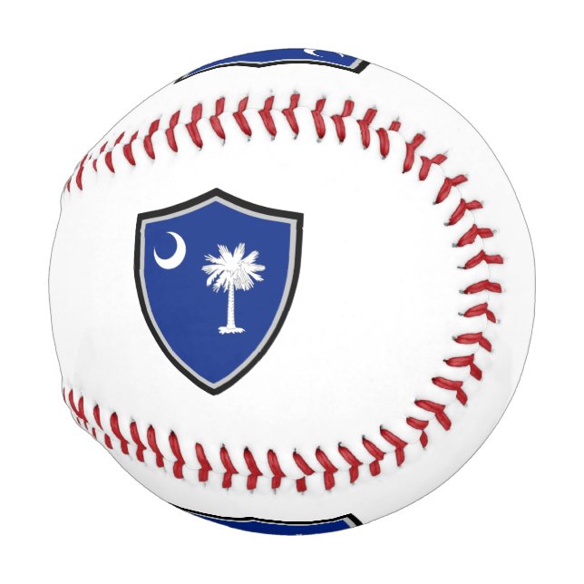 South Carolina shield flag baseball (Front Right)