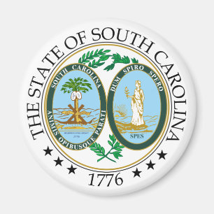 South Carolina sign Magnet