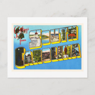 South Carolina State #2 SC Old Vintage Postcard- Postcard