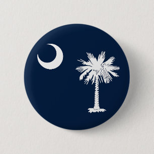 South Carolina State flag 2 Inch Round Button