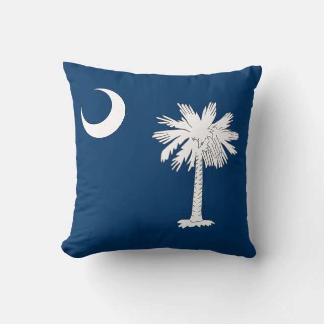 South Carolina State Flag American MoJo Pillow (Front)