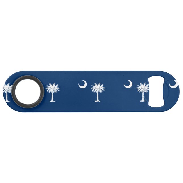 South Carolina State Flag Decor Bar Key (Back Horizontal)