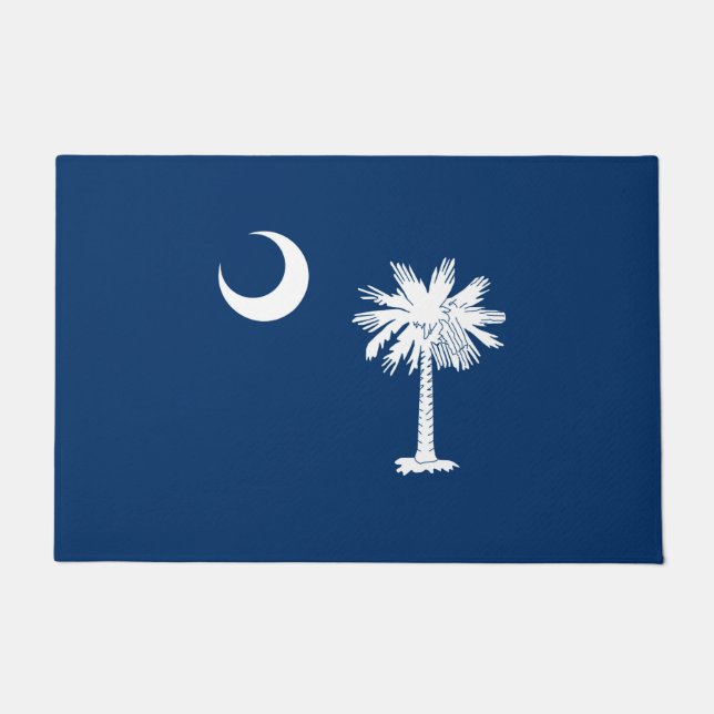 South Carolina State Flag Design Doormat (Front)