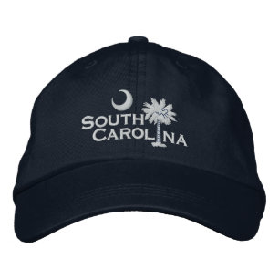 South Carolina State Flag Design Embroidered Hat
