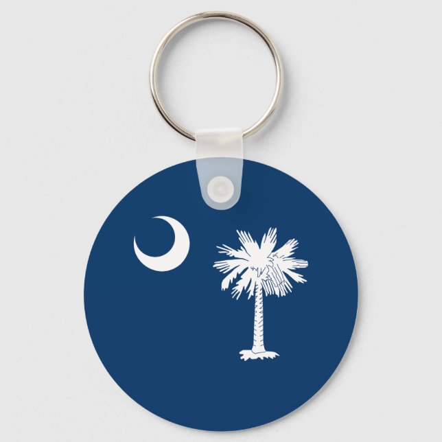 South Carolina State Flag Keychain (Front)