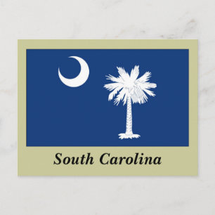 South Carolina State Flag Postcard