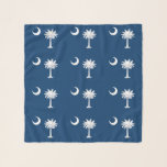South Carolina State Flag Scarf<br><div class="desc">Patriotic South Carolina state flag.</div>