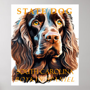 South Carolina Territory Dog The Boykin Spaniel Poster