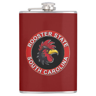 SOUTH CAROLINA THE ROOSTER STATE HIP FLASK
