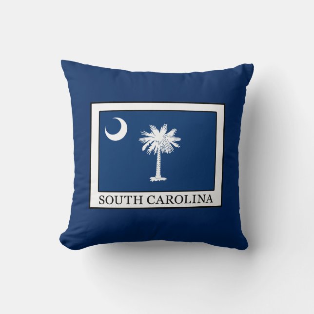 South Carolina Throw Pillow (Front)