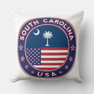 South Carolina Throw Pillow