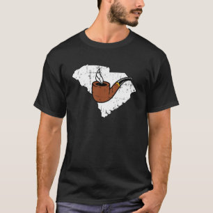 South Carolina Tobacco Pipe Smoking Hobby Briar Pi T-Shirt