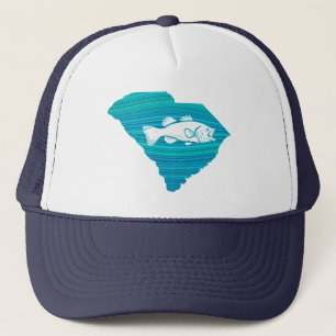 South Carolina Wave Fishing Trucker Hat