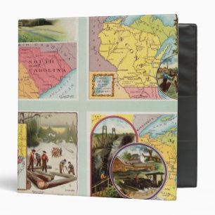 South Carolina, Wisconsin, Maine, Michigan Binder