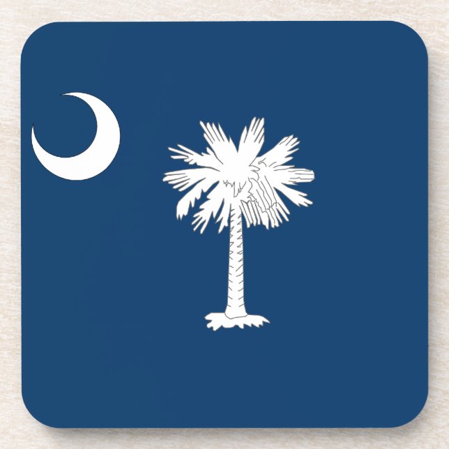 South Carolinian Flag Coaster (Front)