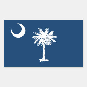 South Carolinian Flag, Flag of South Carolina Sticker