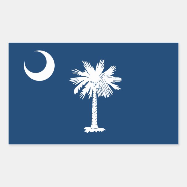 South Carolinian Flag, Flag of South Carolina Sticker (Front)