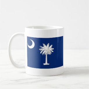 South Carolinian Flag + Map Mug