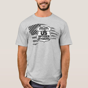 South Central Minnesota Chapter - Tattered Flag bw T-Shirt