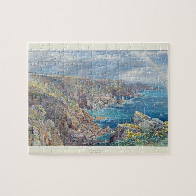 South Coast of Guernsey from the Cribiere, 1862 (w Jigsaw Puzzle (Horizontal)