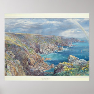 South Coast of Guernsey from the Cribiere, 1862 (w Poster