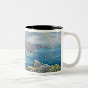 South Coast of Guernsey from the Cribiere, 1862 (w Two-Tone Coffee Mug