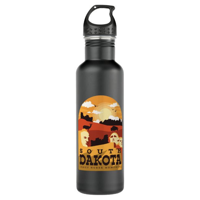 South Dakota 710 Ml Water Bottle (Front)