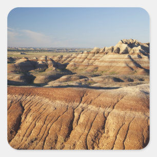 South Dakota, Badlands National Park, Badlands Square Sticker