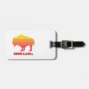 South Dakota Bison Luggage Tag