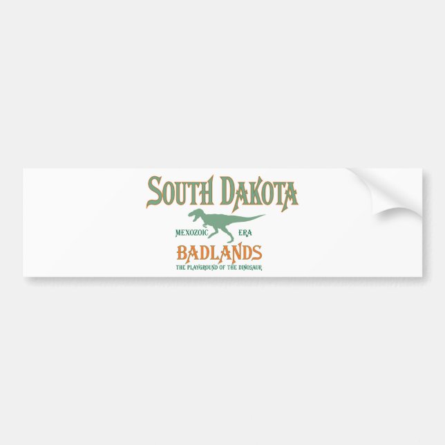 South Dakota Bumper Sticker (Front)