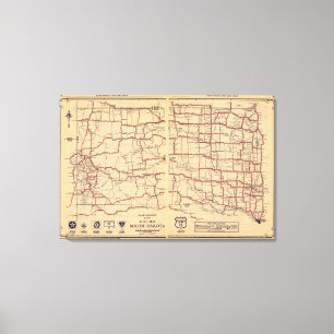 South Dakota Canvas Print