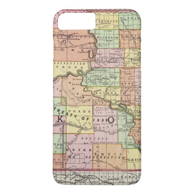 South Dakota Case-Mate iPhone Case (Back)