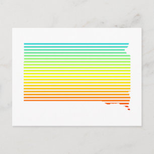 south dakota chill fade postcard