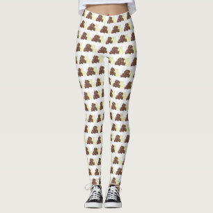 South Dakota Chislic Cubed Meat Crackers SD Foodie Leggings