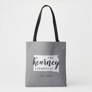 South Dakota Family Monogram Sac fourre-tout