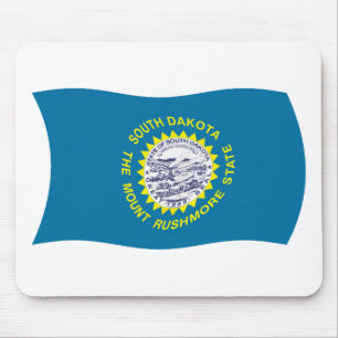 South Dakota Flag Mousepad