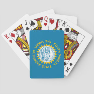 South Dakota Flag Playing Cards