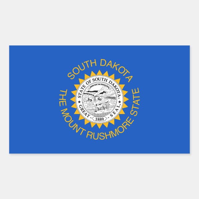 South Dakota Flag Sticker (Front)