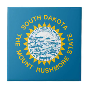 South Dakota Flag Tile