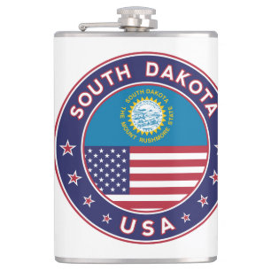 South Dakota Hip Flask