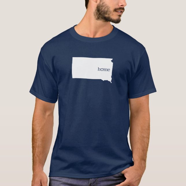 South Dakota Home State SD T-Shirt (Devant)
