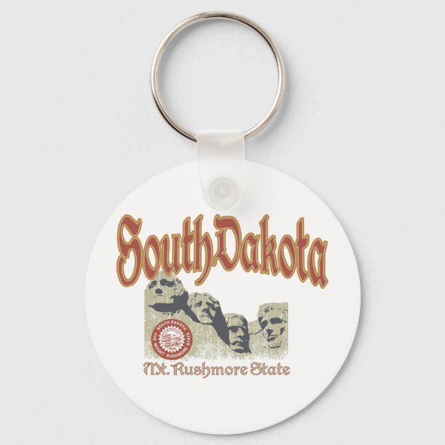 South Dakota Keychain (Front)